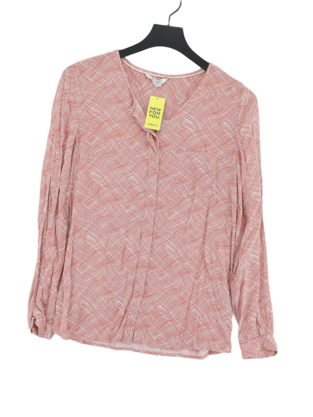 Boden Women's Blouse UK 10 Pink 100% Viscose