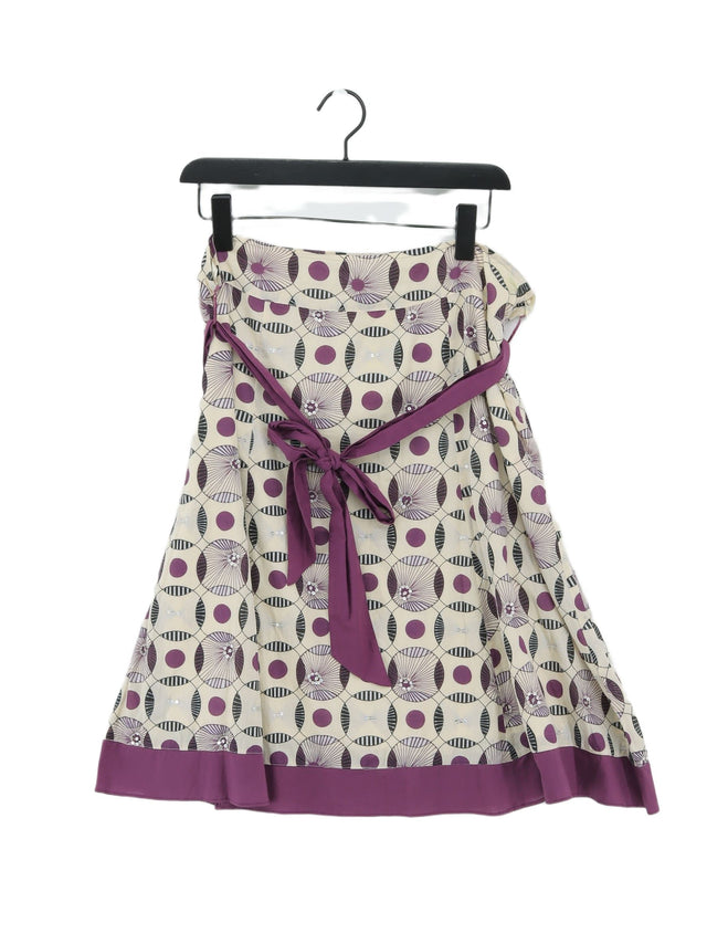 Willis Petite Women's Midi Skirt UK 14 Multi 100% Cotton