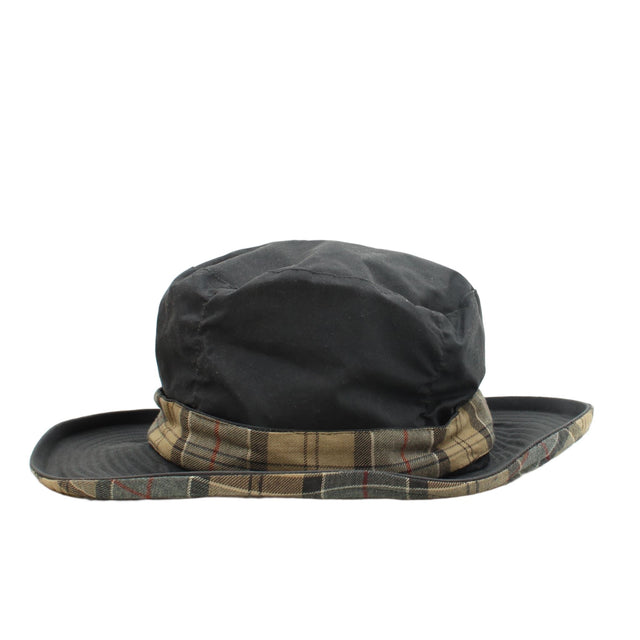 Barbour Women's Hat XL Black Cotton with Polyester