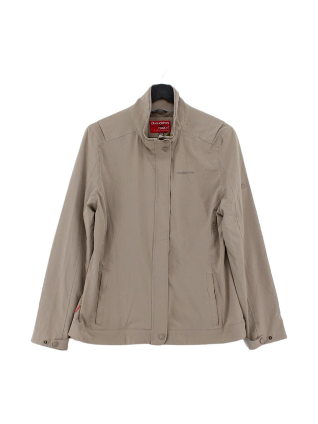 Craghoppers Women's Jacket UK 12 Grey Polyester with Elastane
