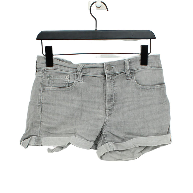 Gap Women's Shorts W 30 in Grey Cotton with Elastane, Spandex