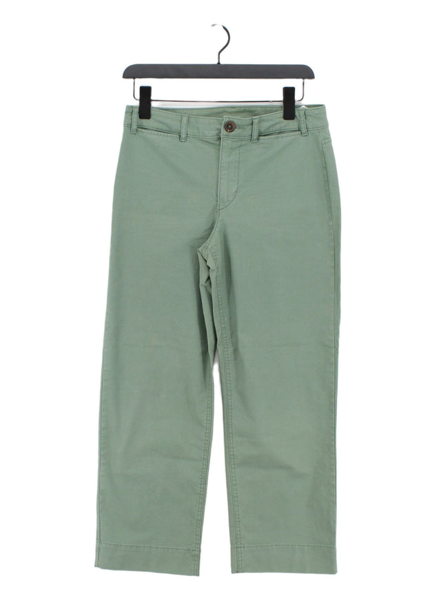 Old Navy Women's Trousers W 31 in Green Cotton with Spandex