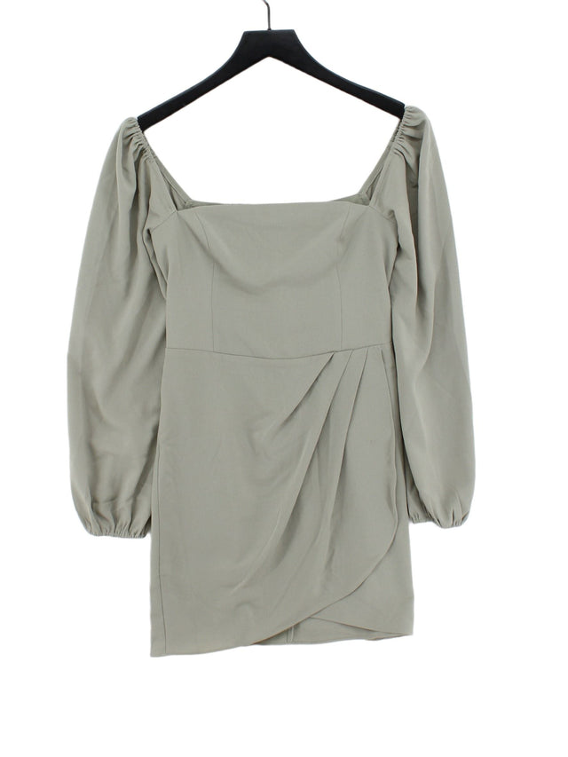 Abercrombie & Fitch Women's Mini Dress XS Grey Polyester with Elastane