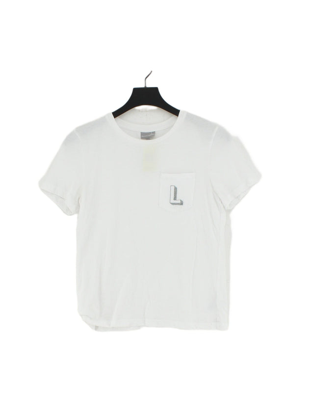 Oliver Bonas Women's T-Shirt S White 100% Cotton