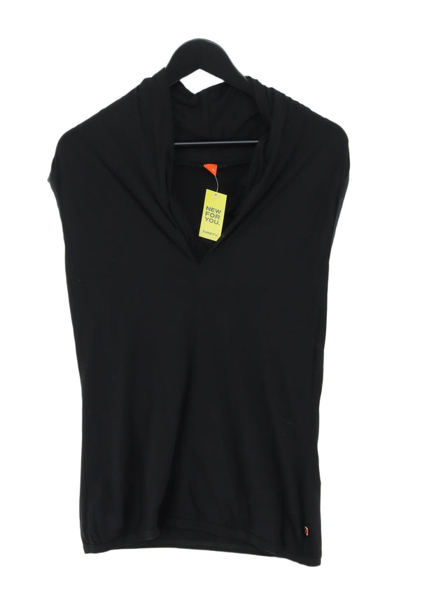 Hugo Boss Women's Top S Black Lyocell Modal with Cotton