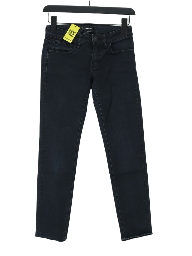 The Kooples Women's Jeans W 25 in Black Cotton with Elastane