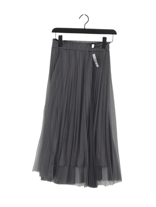 Stradivarius Women's Maxi Skirt XS Grey 100% Other