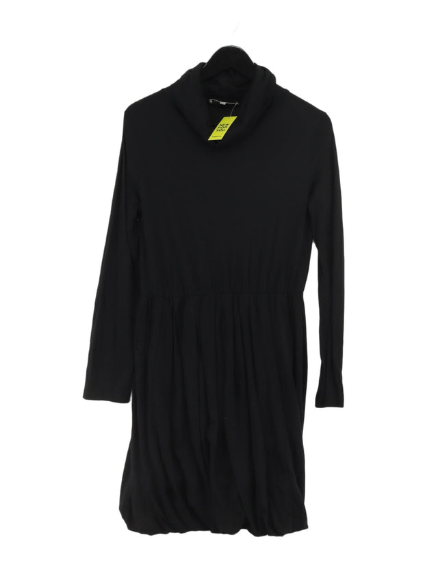 See By Chloé Women's Midi Dress UK 8 Black Viscose with Wool