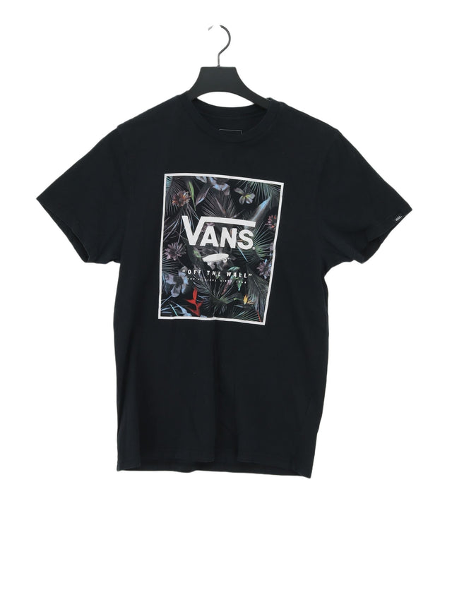 Vans Men's T-Shirt M Black 100% Cotton
