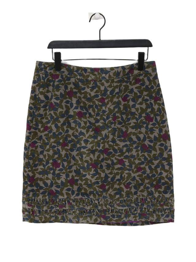 Boden Women's Midi Skirt UK 14 Multi 100% Cotton