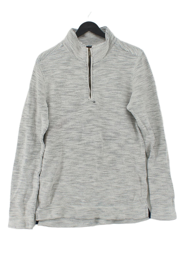 FatFace Men's Jumper S Grey 100% Cotton