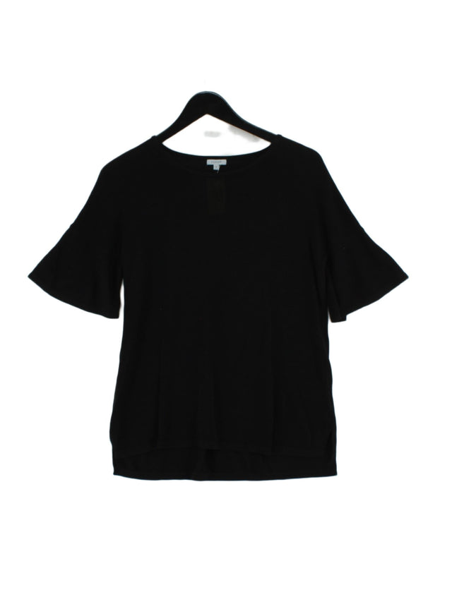 Jigsaw Women's Top S Black Viscose with Cotton