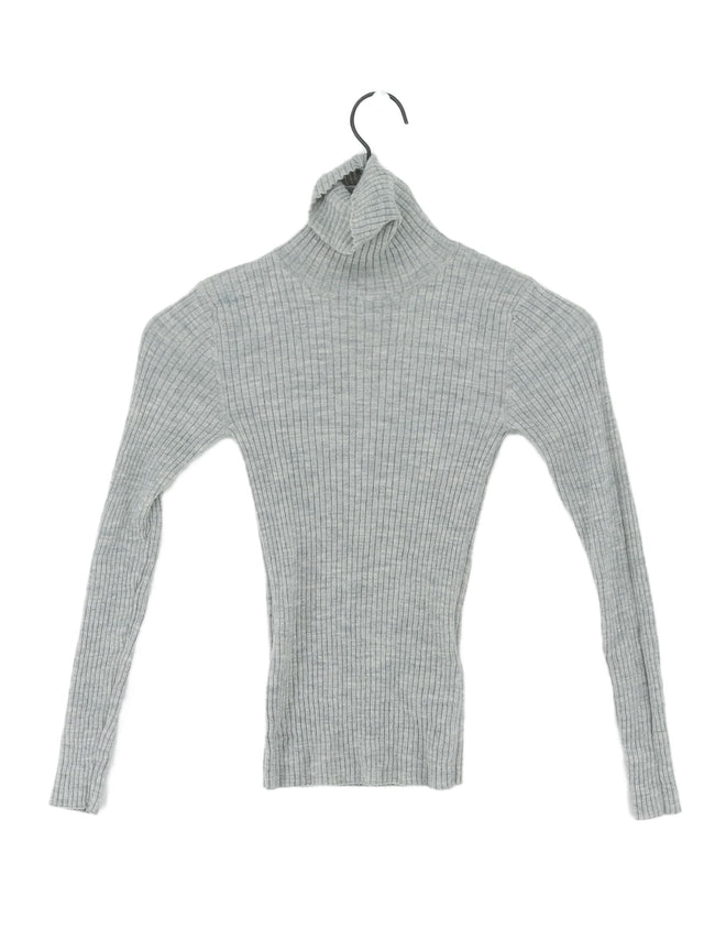 Selected Femme Women's Top S Grey Acrylic with Wool