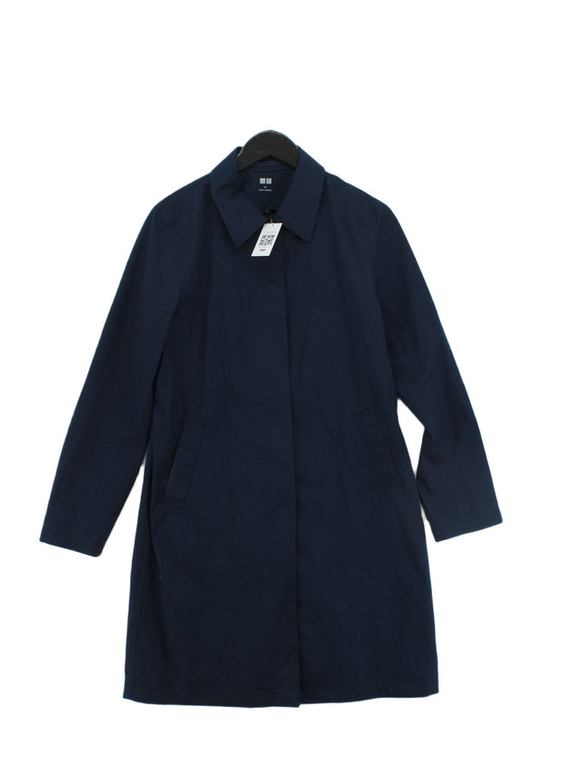 Uniqlo Women's Coat M Blue 100% Other