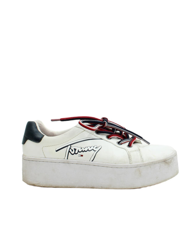 Tommy Jeans Men's Trainers UK 6 White 100% Other