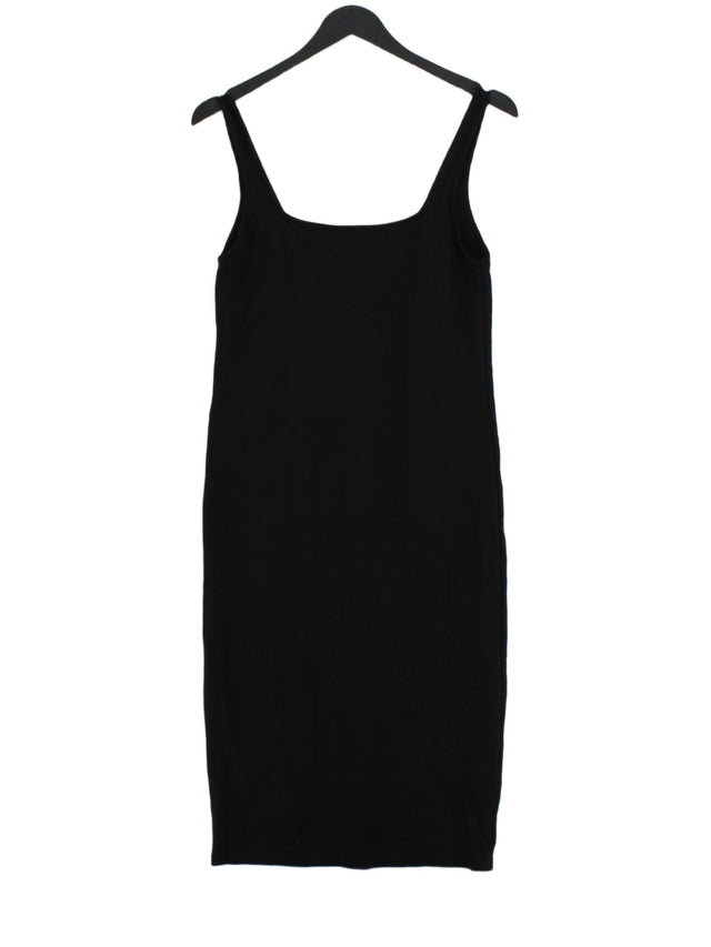 Collection Pimkie Women's Midi Dress L Black Viscose with Elastane, Polyamide
