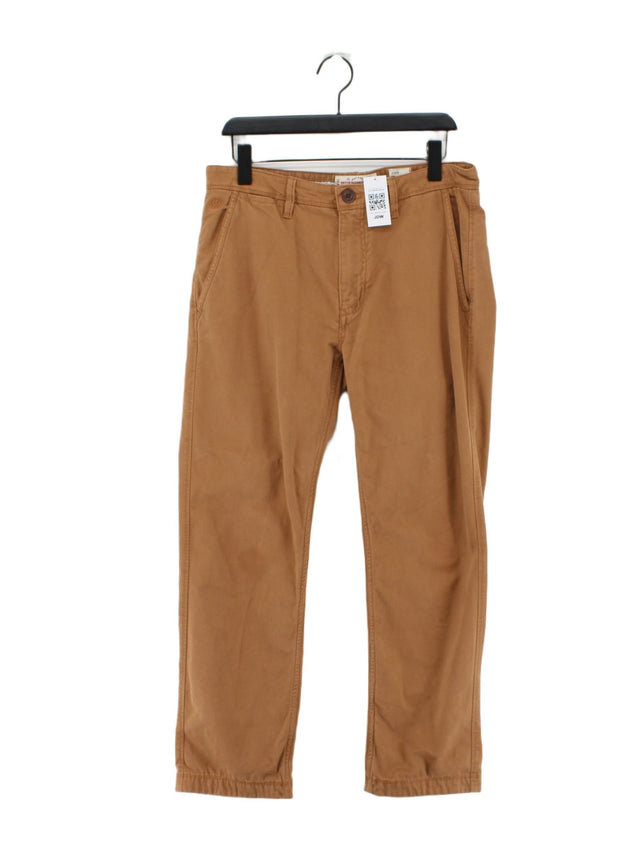 FatFace Men's Jeans W 32 in Brown 100% Cotton