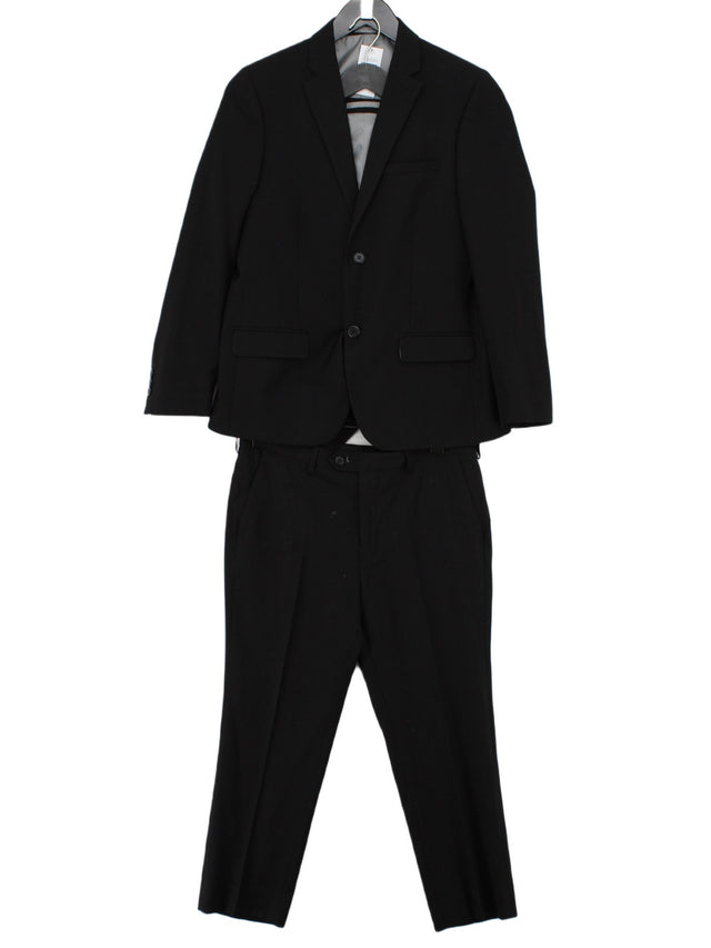 OneSix5ive Men's Two Piece Suit Chest: 34 in Black