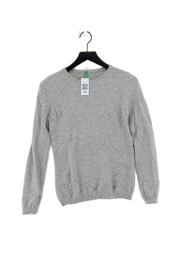 United Colors Of Benetton Women's Jumper M Grey 100% Other
