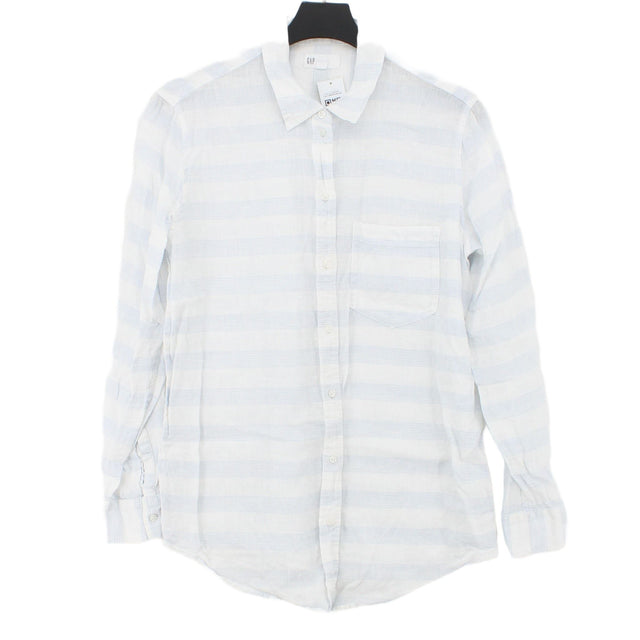 Gap Women's Shirt M White 100% Linen