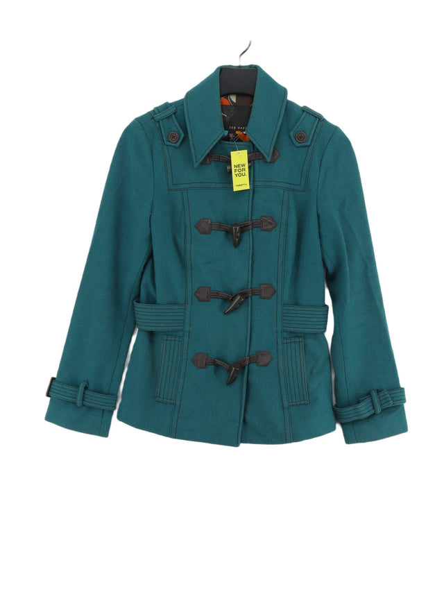 Ted Baker Women's Coat XS Green 100% Other