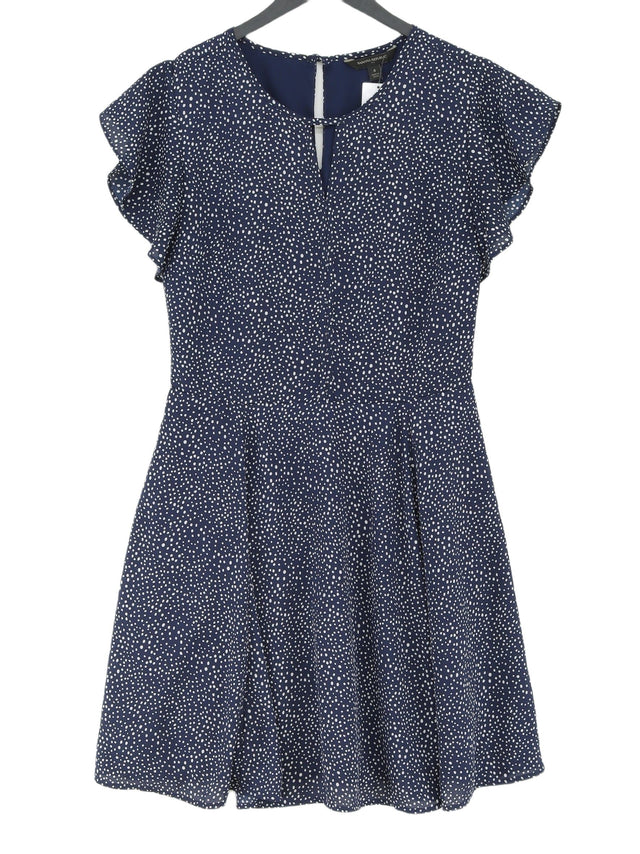 Banana Republic Women's Midi Dress UK 8 Blue 100% Polyester