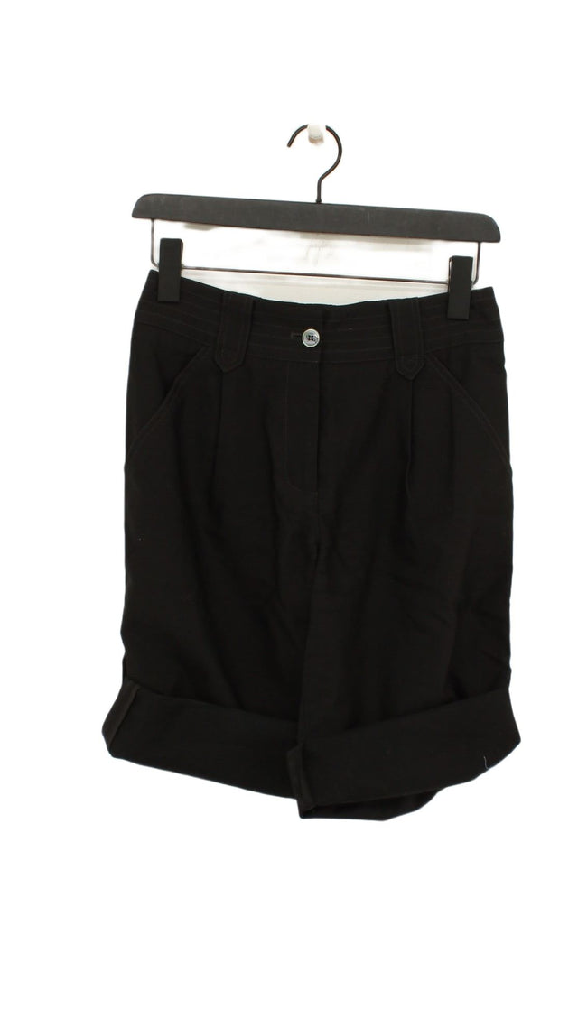 Matthew Williamson Women's Shorts UK 6 Black Silk with Cotton