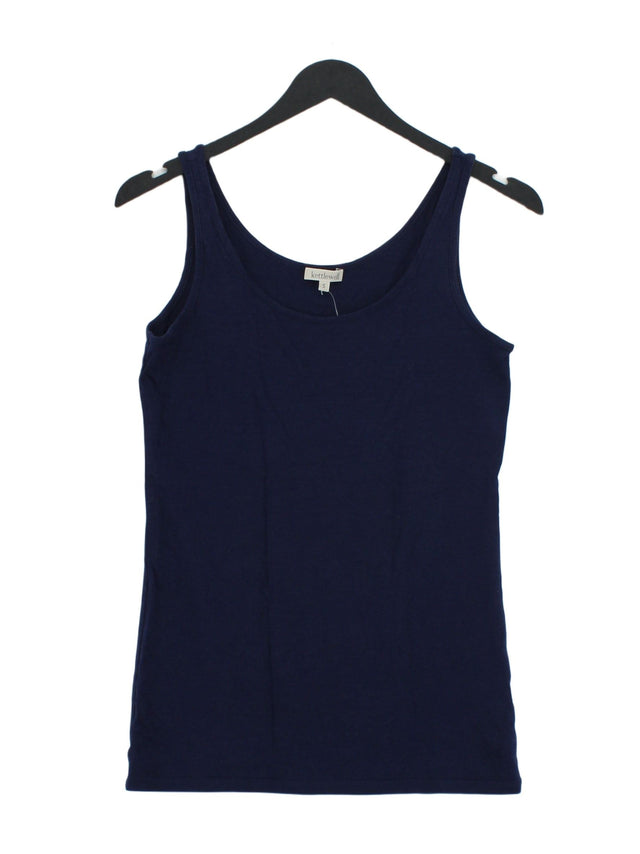 Kettlewell Women's T-Shirt S Blue Cotton with Elastane, Lyocell Modal
