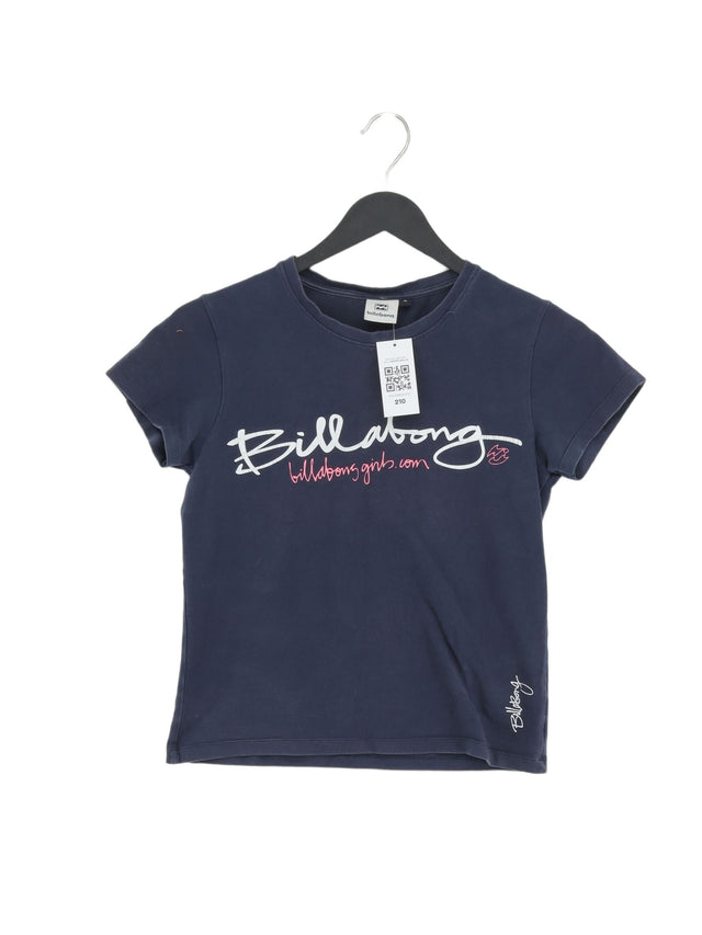 Billabong Women's T-Shirt M Blue 100% Other