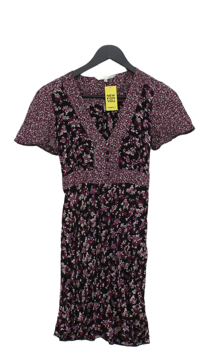 Rocha.John Rocha Women's Midi Dress UK 8 Purple 100% Viscose