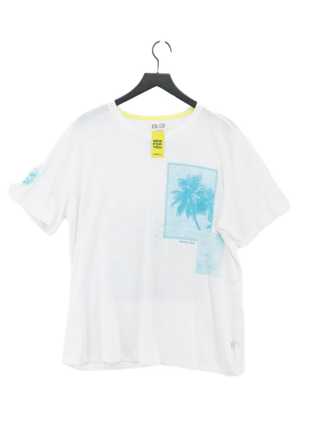 Koala Bay Men's T-Shirt XXL White 100% Cotton