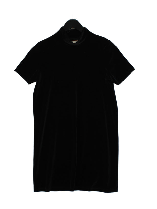 Madewell Women's Midi Dress S Black 100% Polyester