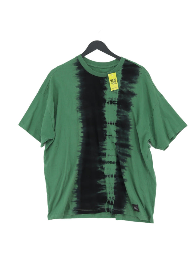 Native Youth Men's T-Shirt L Green 100% Cotton