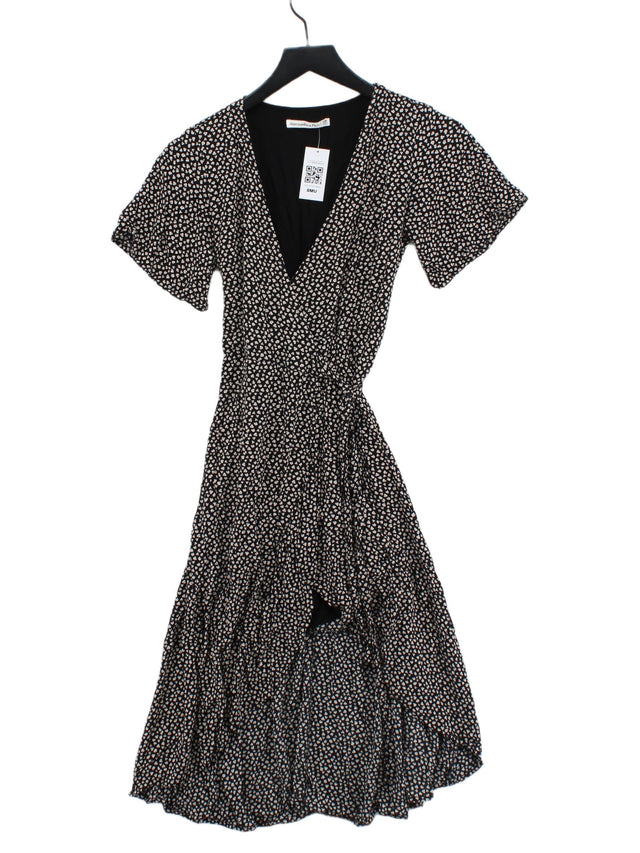 Abercrombie & Fitch Women's Midi Dress XS Black 100% Other
