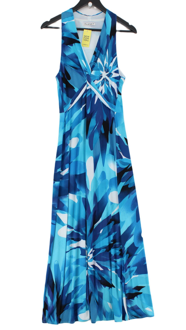 Planet Women's Maxi Dress UK 14 Blue Polyester with Elastane