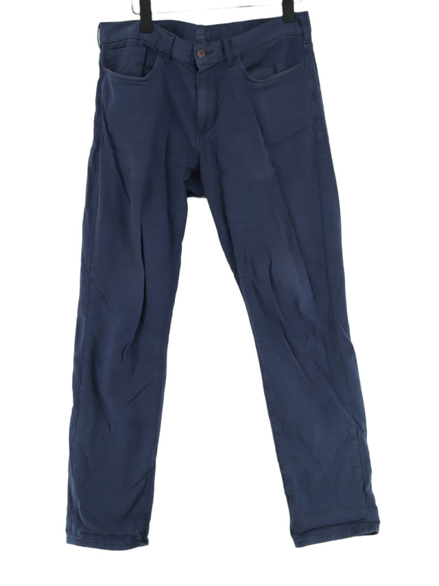 DOCKERS Men's Jeans W 32 in; L 32 in Blue Cotton with Elastane