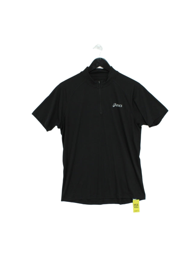 Asics Men's T-Shirt M Black 100% Polyester