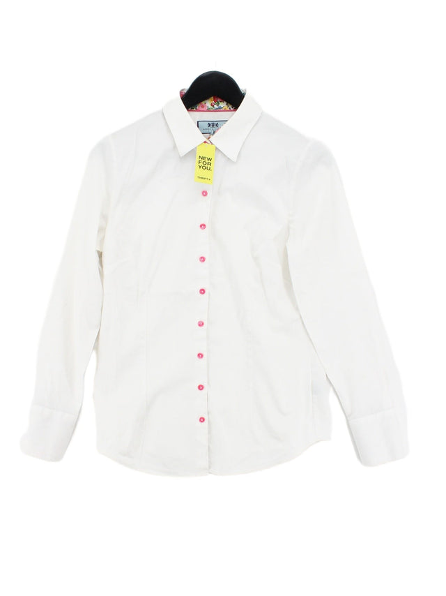 Hawes & Curtis Women's Shirt UK 14 White 100% Cotton