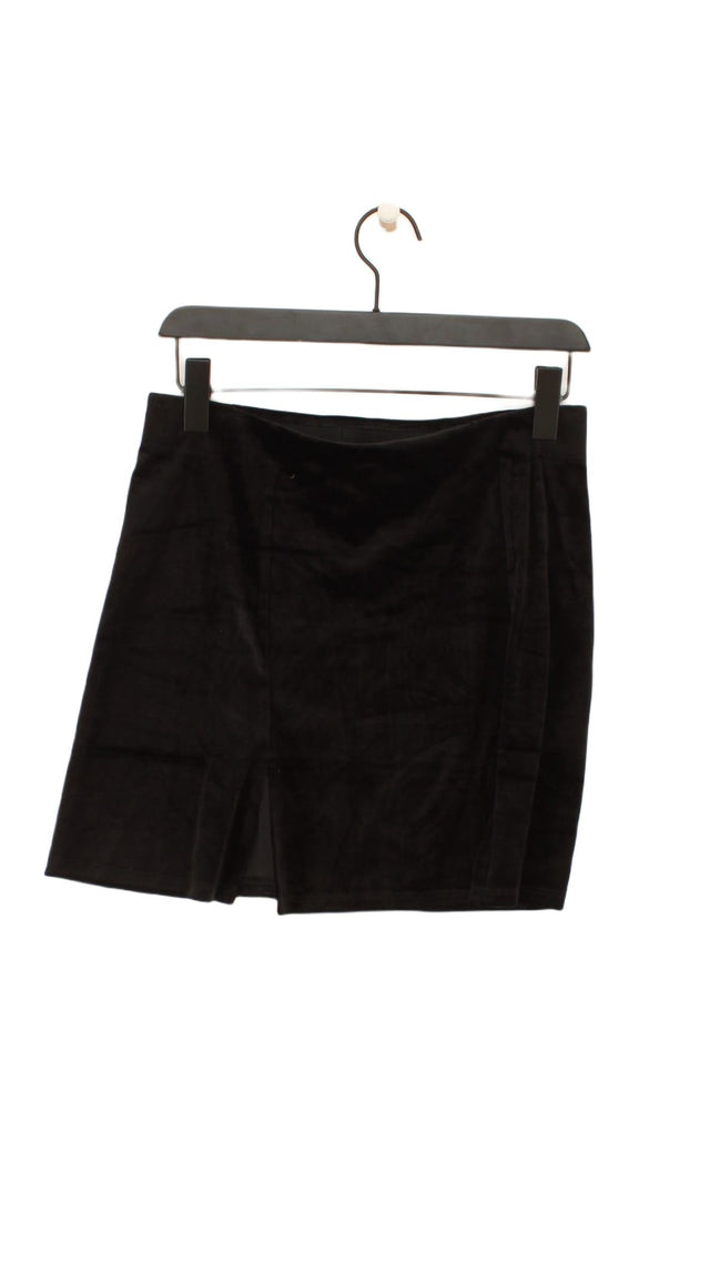 Monki Women's Mini Skirt M Black Polyester with Elastane
