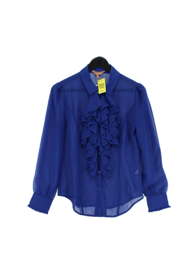 Jolie Moi Women's Blouse UK 12 Blue 100% Polyester