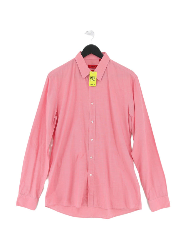 Hugo Boss Men's Shirt XL Pink 100% Other