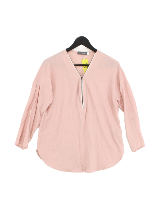Mint Velvet Women's Top S Pink Viscose with Polyester