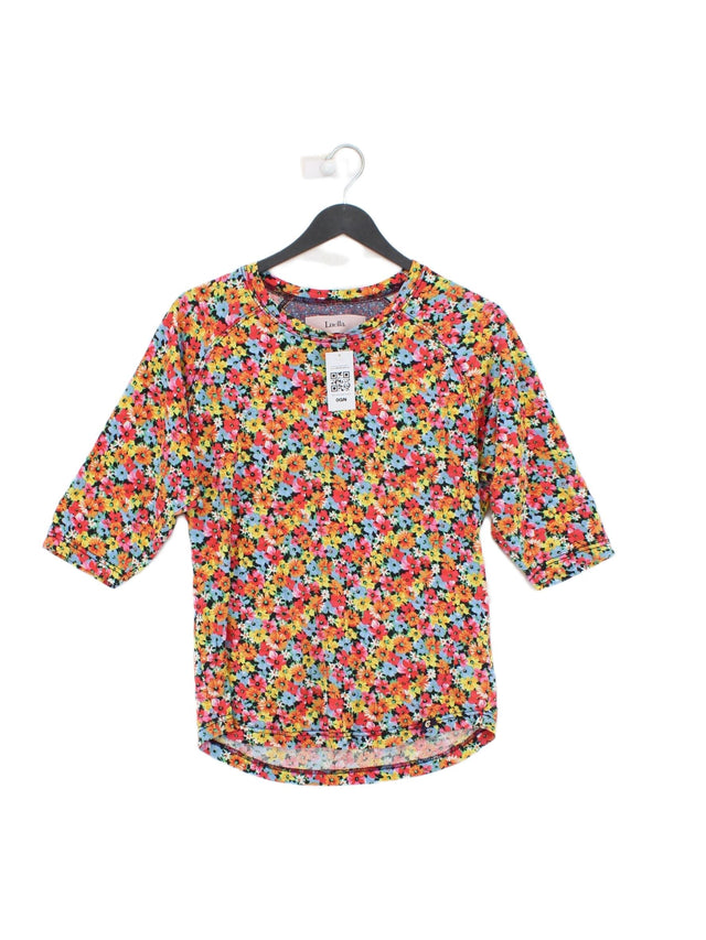 Luella Women's T-Shirt UK 12 Multi 100% Cotton