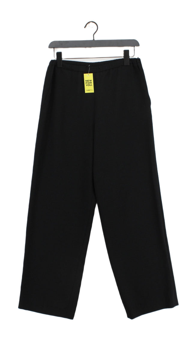 Jacques Vert Women's Suit Trousers UK 10 Black 100% Polyester