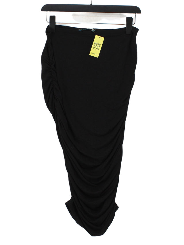Baukjen Women's Maxi Skirt UK 12 Black Viscose with Elastane