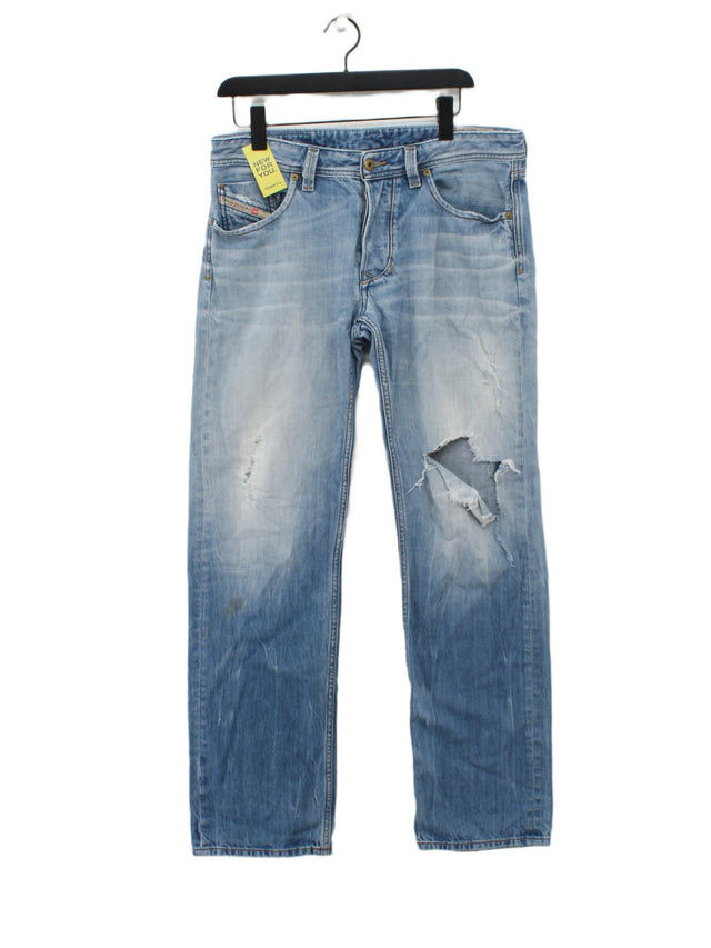 Diesel Men's Jeans W 33 in; L 32 in Blue 100% Cotton