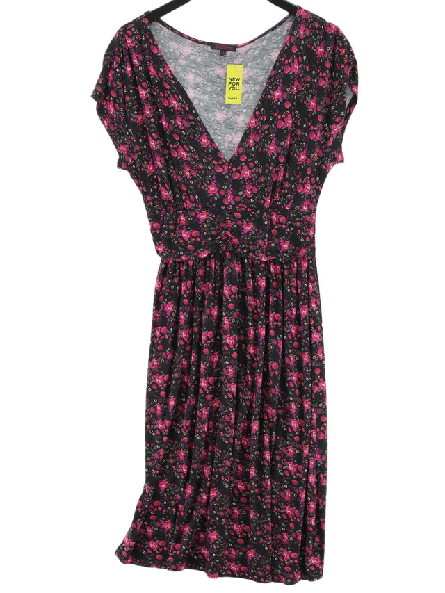 Joe Browns Women's Midi Dress UK 14 Multi 100% Viscose