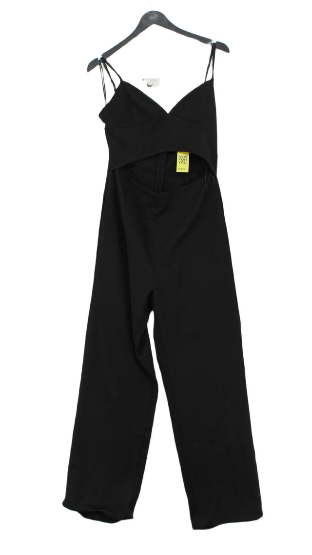 Naanaa Women's Jumpsuit UK 10 Black 100% Polyester