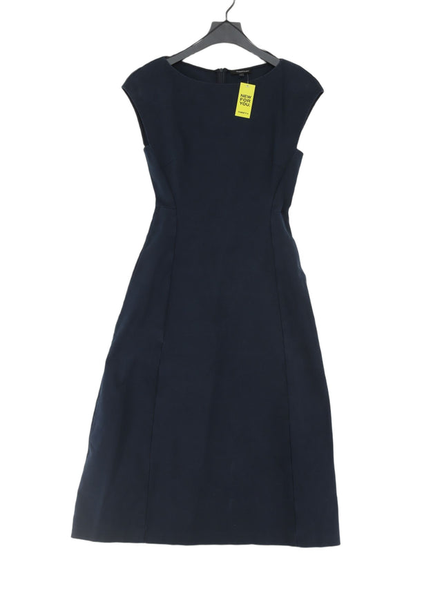 Theory Women's Midi Dress UK 6 Blue Polyester with Elastane