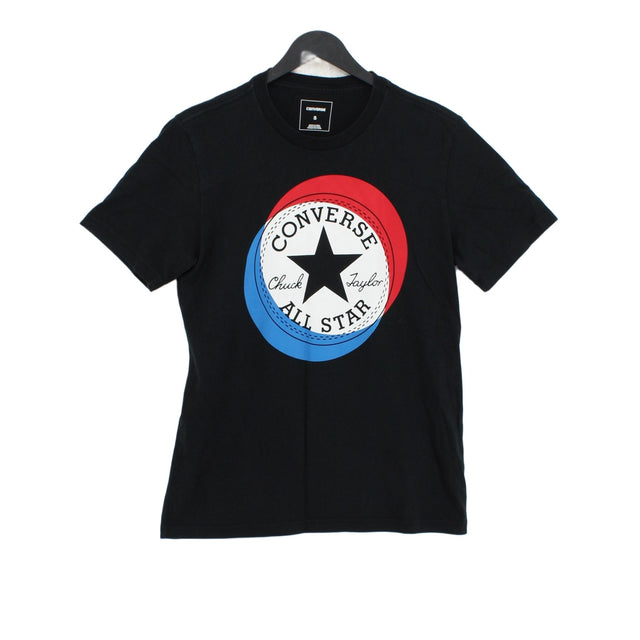Converse Men's T-Shirt S Black 100% Other
